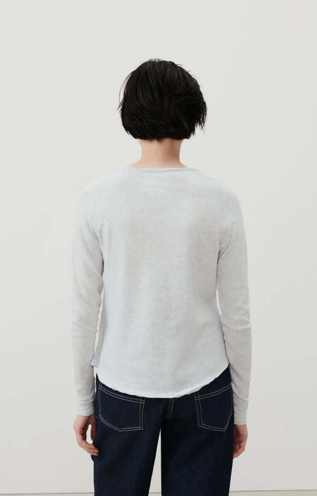 Damen American Vintage |Damen-T-Shirt Sonoma Arktis Meliert