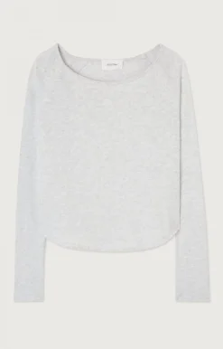 Damen American Vintage |Damen-T-Shirt Sonoma Arktis Meliert