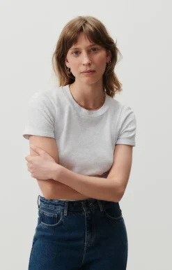 Damen American Vintage |Damen-T-Shirt Sonoma Arktis Meliert
