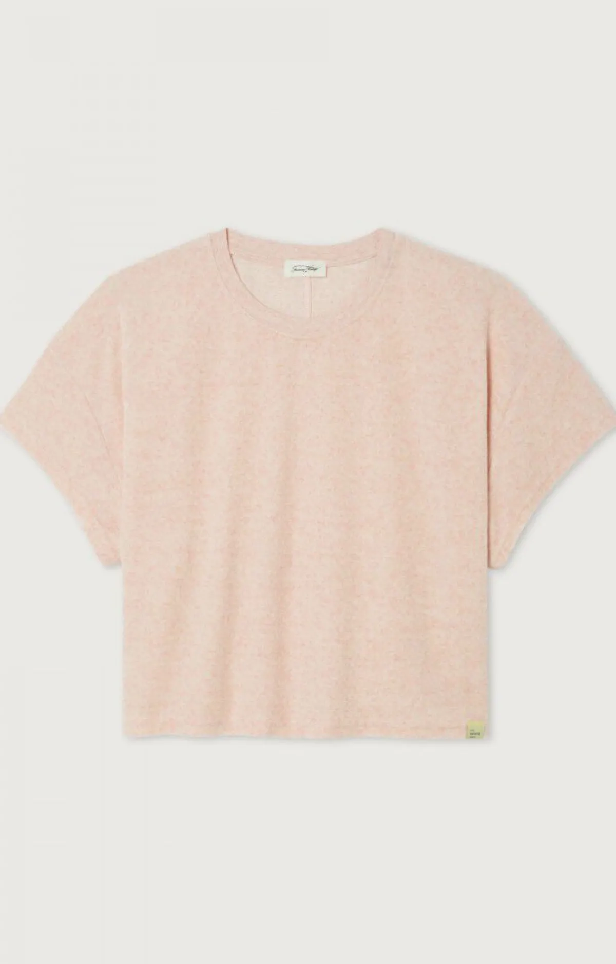 Damen American Vintage |Damen-T-Shirt Ukoz Baby Doll Meliert