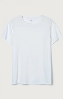 Damen American Vintage |Damen-T-Shirt Vegiflower Weiss