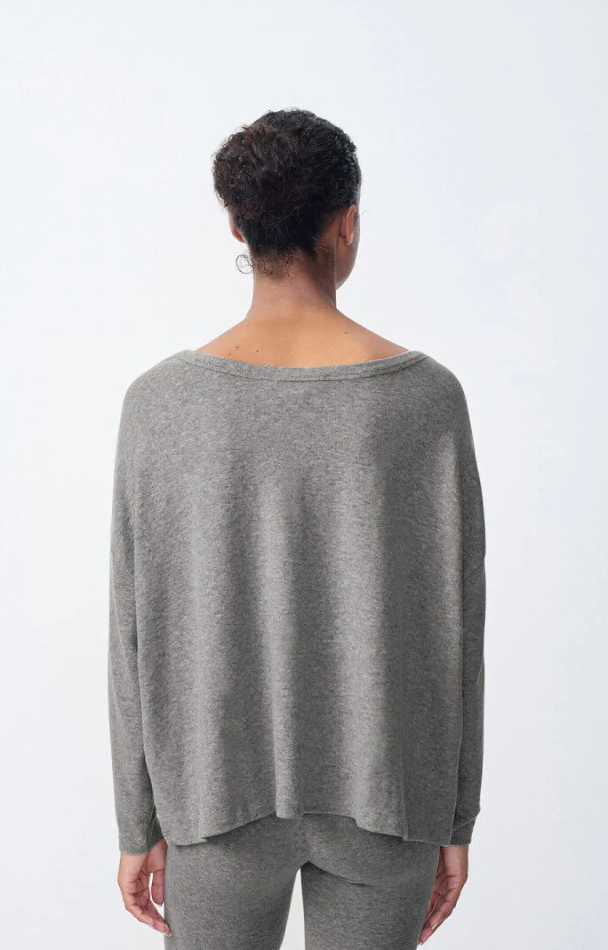 Damen American Vintage |Damen-T-Shirt Vetington Grau Meliert