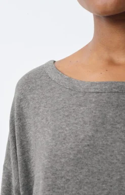 Damen American Vintage |Damen-T-Shirt Vetington Grau Meliert