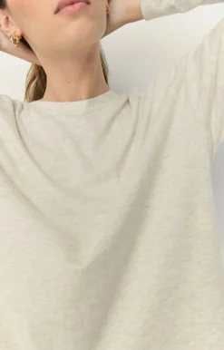 Damen American Vintage |Damen-T-Shirt Ypawood Grau Meliert