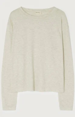 Damen American Vintage |Damen-T-Shirt Ypawood Grau Meliert