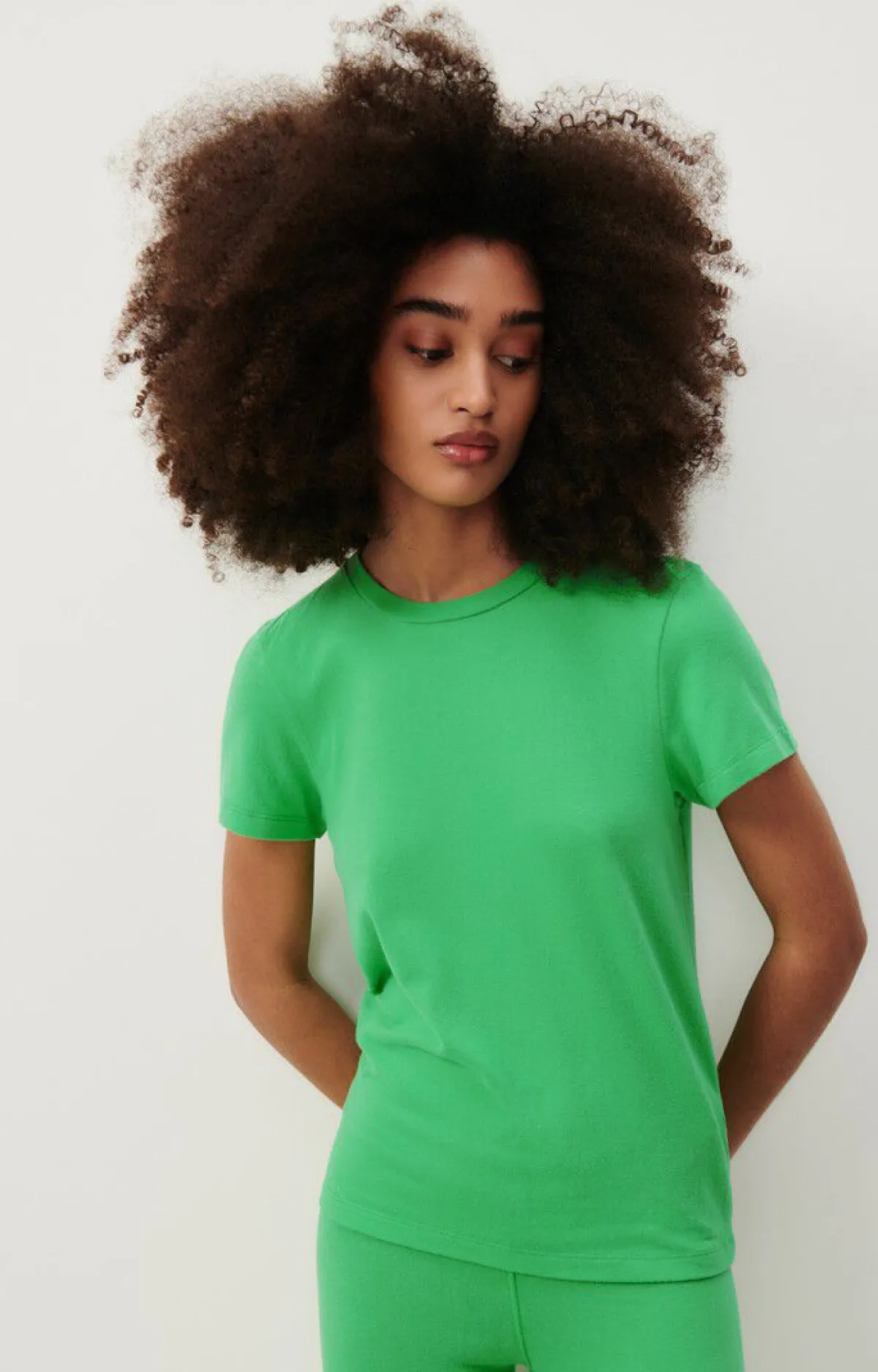 Damen American Vintage |Damen-T-Shirt Ypawood Wiese Meliert