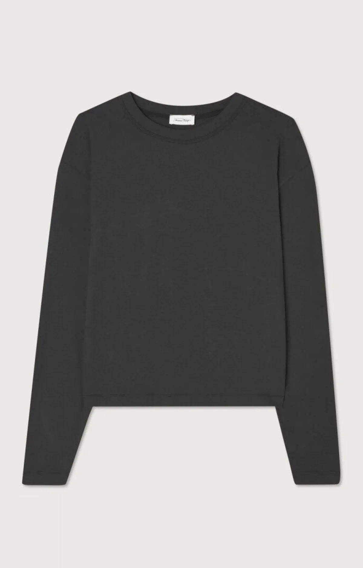 Damen American Vintage |Damen-T-Shirt Ypawood Kohlenstoff Meliert
