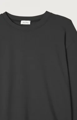 Damen American Vintage |Damen-T-Shirt Ypawood Kohlenstoff Meliert