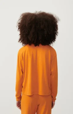 Damen American Vintage |Damen-T-Shirt Ypawood Kurbis Meliert
