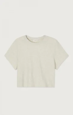 Damen American Vintage |Damen-T-Shirt Ypawood Grau Meliert