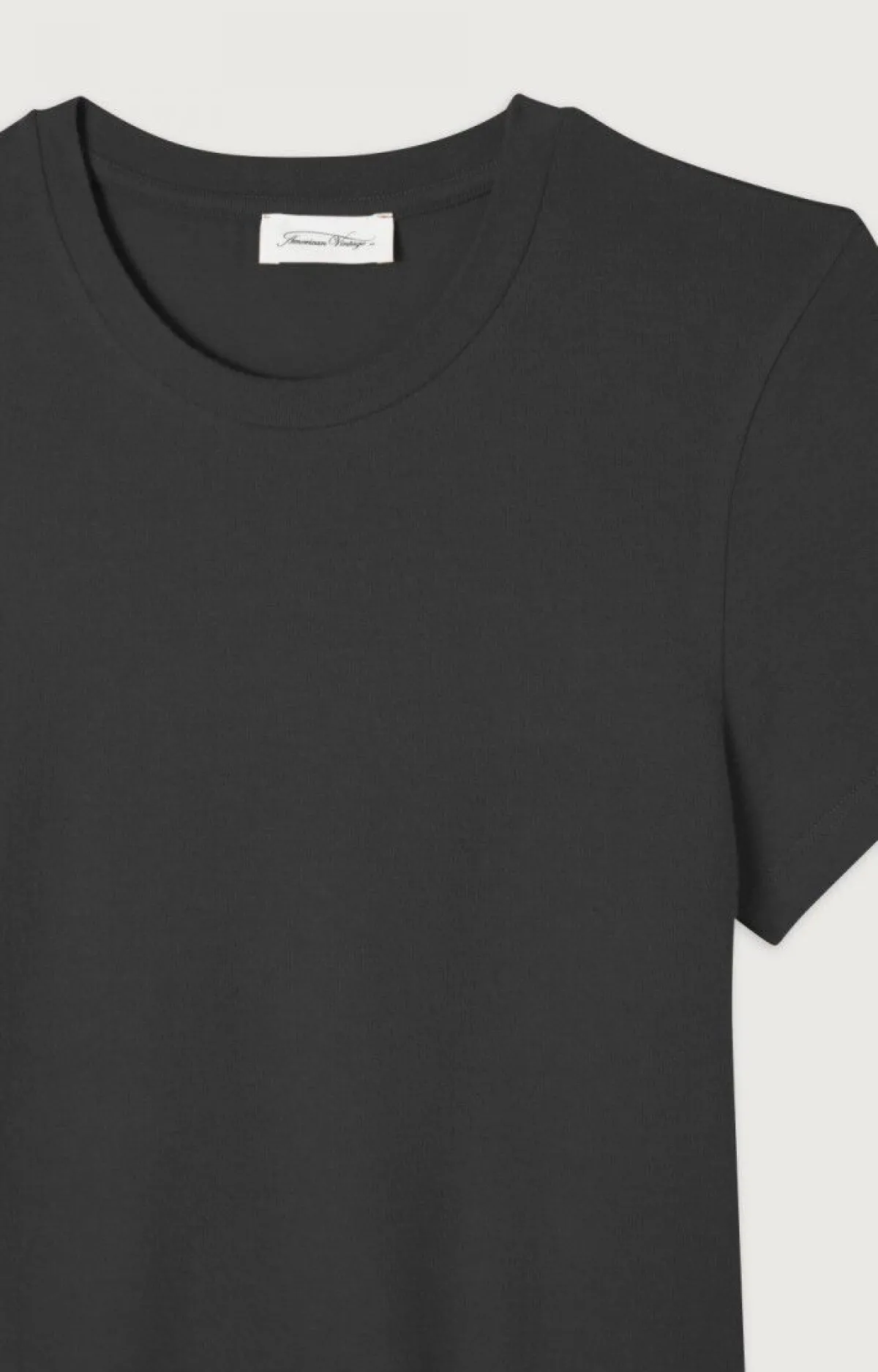 Damen American Vintage |Damen-T-Shirt Ypawood Kohlenstoff Meliert