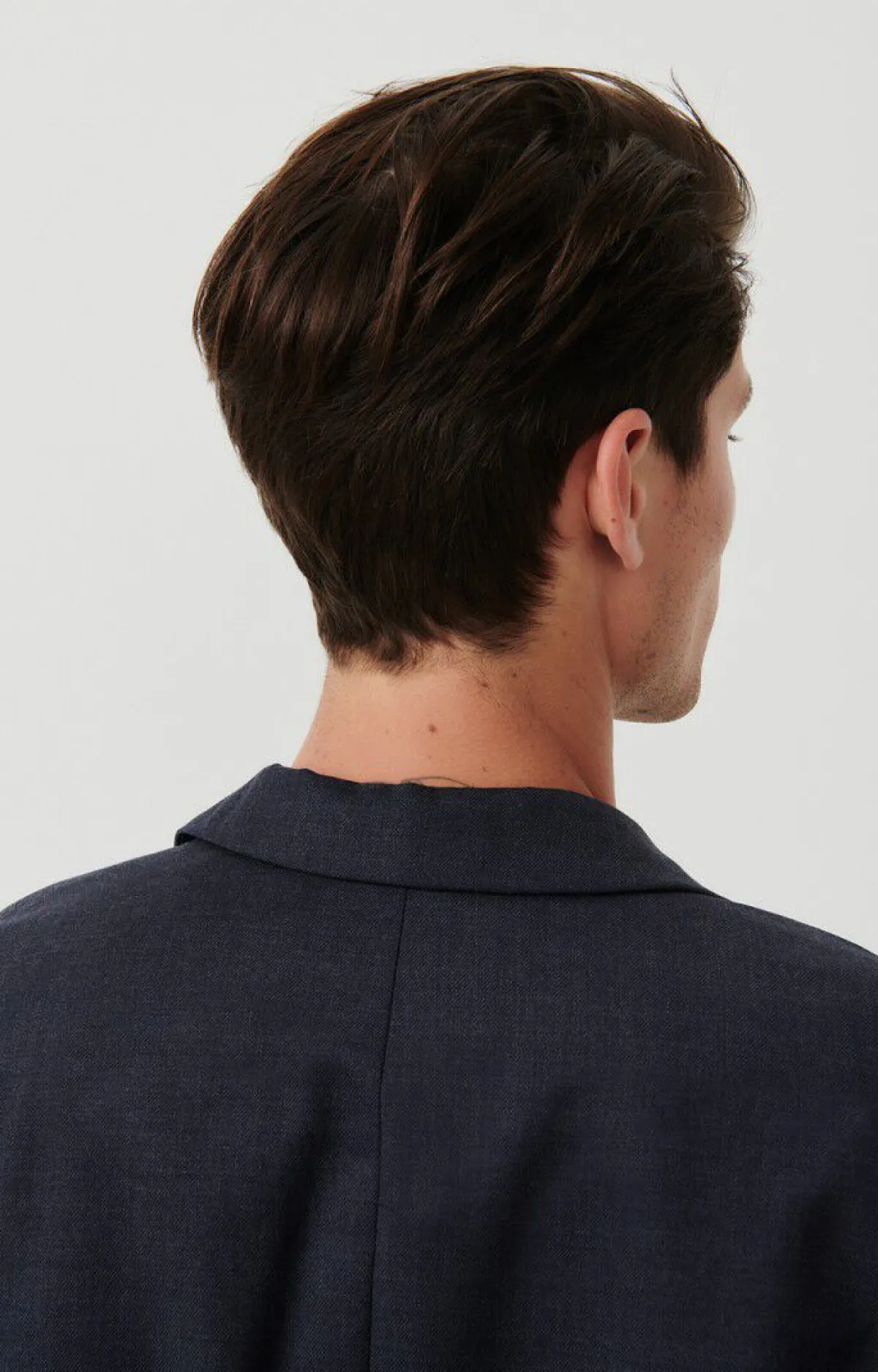 Herren American Vintage |Herrenblazer Tabinsville Navy Meliert