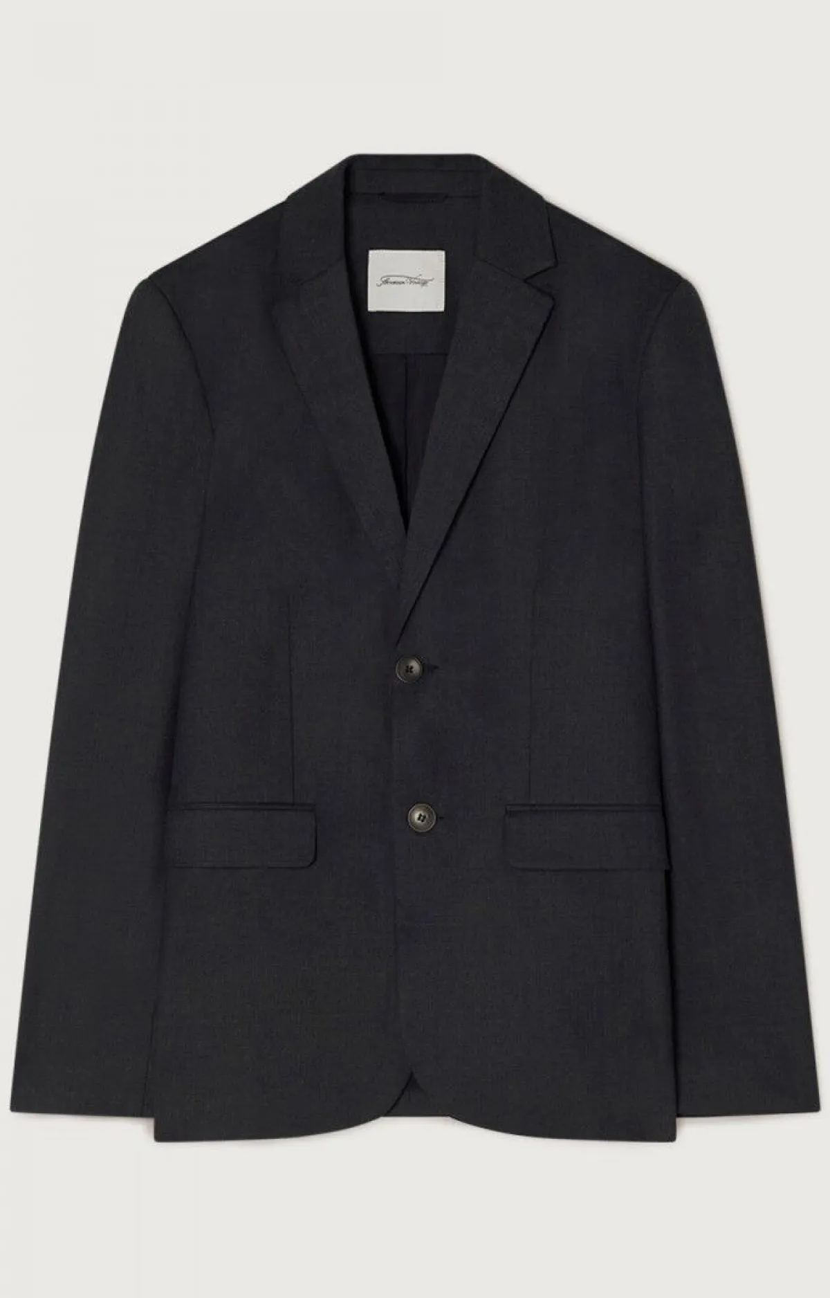 Herren American Vintage |Herrenblazer Tabinsville Navy Meliert