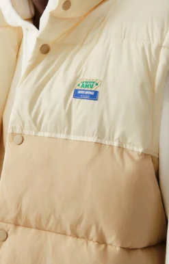 Herren American Vintage |Herrendaunenjacke Zotcity Creme