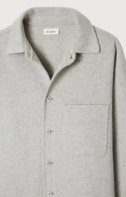 Herren American Vintage |Herrenhemd Dadoulove Vlies Meliert