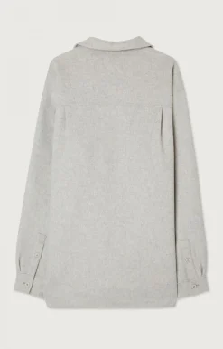 Herren American Vintage |Herrenhemd Dadoulove Vlies Meliert