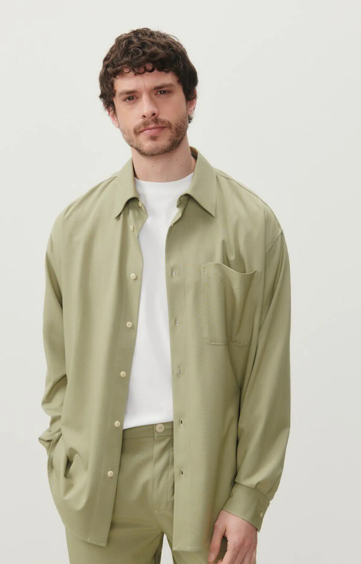 Herren American Vintage |Herrenhemd Kabird Sauerteig