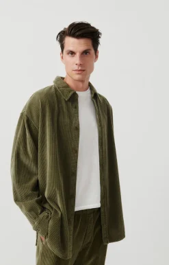 Herren American Vintage |Herrenhemd Padow Khaki Vintage
