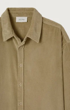 Herren American Vintage |Herrenhemd Padow Hafer Vintage