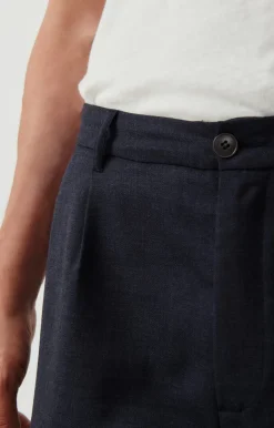 Herren American Vintage |Herrenhose Tabinsville Navy Meliert
