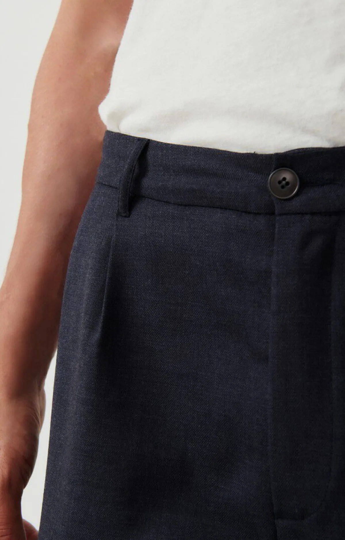 Herren American Vintage |Herrenhose Tabinsville Navy Meliert