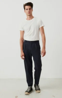 Herren American Vintage |Herrenhose Tabinsville Navy Meliert