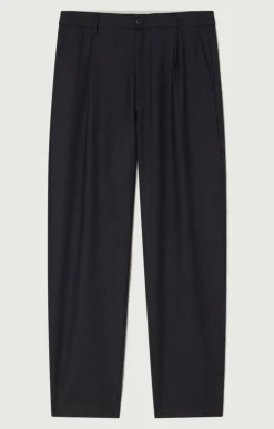 Herren American Vintage |Herrenhose Tabinsville Navy Meliert