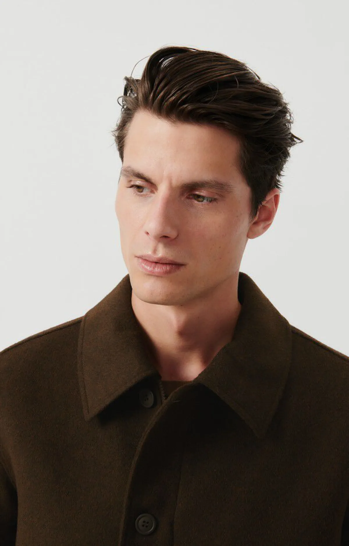 Herren American Vintage |Herrenjacke Dadoulove Kastanienbaum Meliert