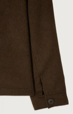 Herren American Vintage |Herrenjacke Dadoulove Kastanienbaum Meliert