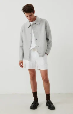 Herren American Vintage |Herrenjacke Dadoulove Vlies Meliert