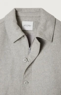 Herren American Vintage |Herrenjacke Dadoulove Vlies Meliert