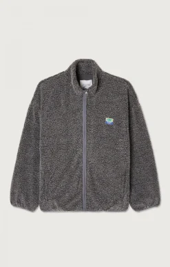 Herren American Vintage |Herrenjacke Hoktown Anthrazit Meliert