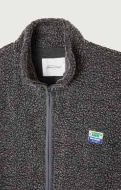 Herren American Vintage |Herrenjacke Hoktown Anthrazit Meliert