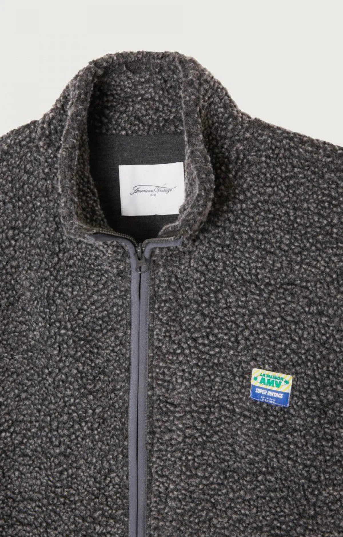 Herren American Vintage |Herrenjacke Hoktown Anthrazit Meliert