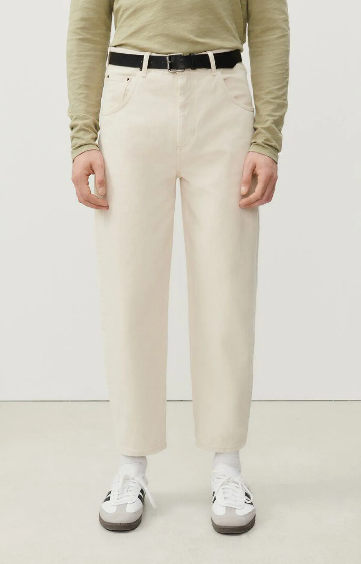 Herren American Vintage |Herrenjeans Snopdog Ecru