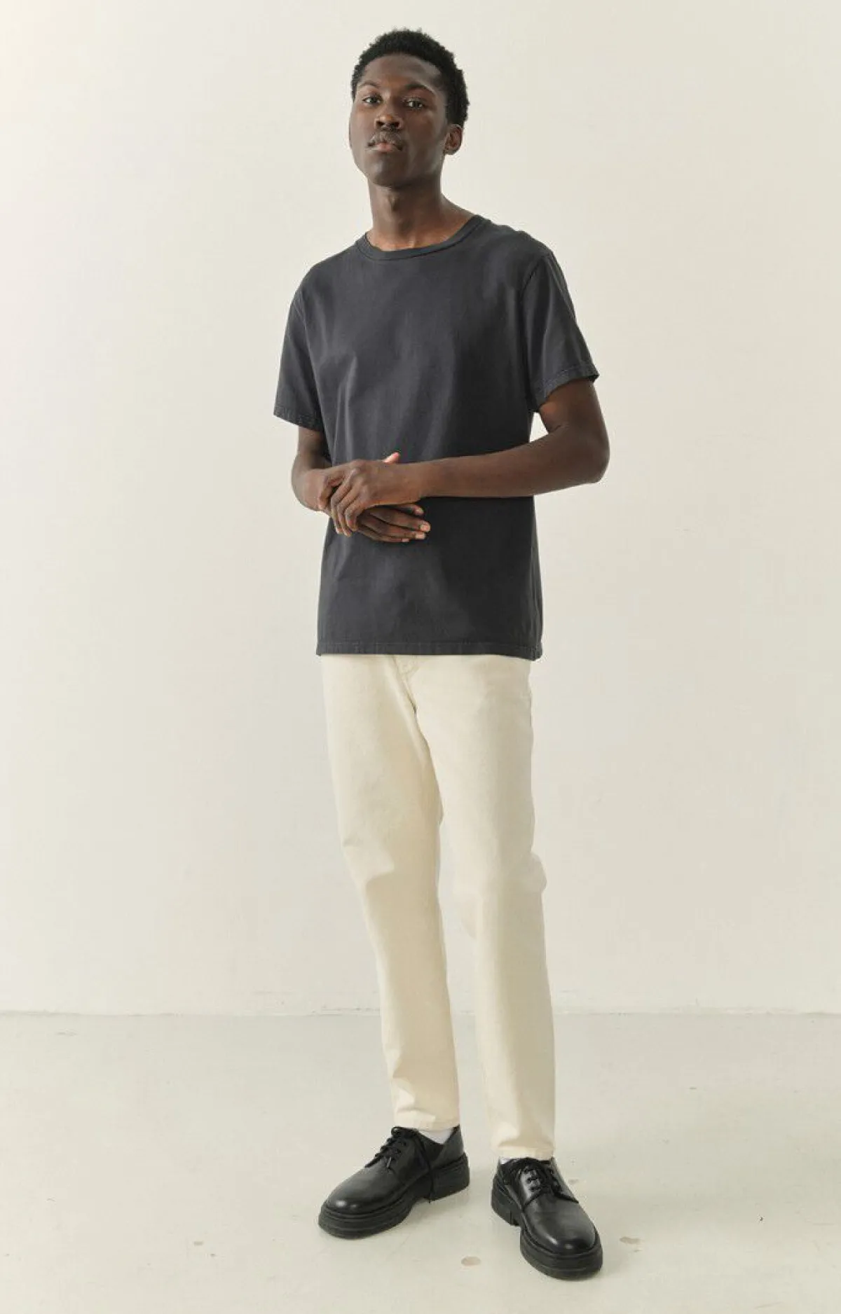 Herren American Vintage |Herrenjeans Snopdog Ecru