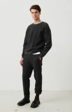 Herren American Vintage |Herrenjogginghose Bobypark Anthrazit Meliert