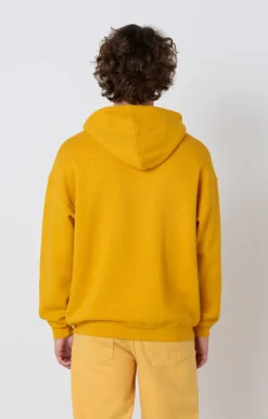 Herren American Vintage |Herrenkapuzensweatshirt Izubird Senf Vintage