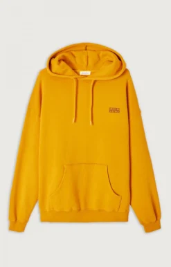 Herren American Vintage |Herrenkapuzensweatshirt Izubird Senf Vintage