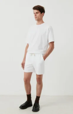 Herren American Vintage |Herren-Kurze Hose Fizvalley Weiss