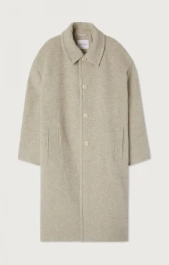 Herren American Vintage |Herrenmantel Karabay Beige Meliert