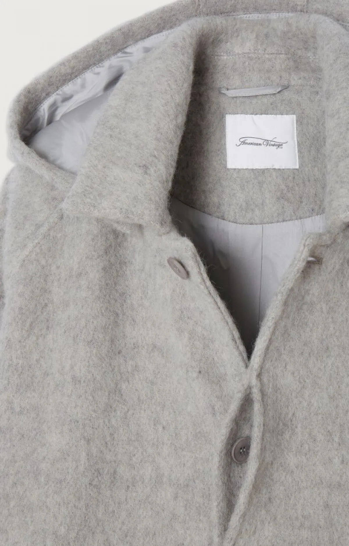 Herren American Vintage |Herrenmantel Roly Wolke Meliert