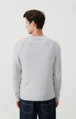 Herren American Vintage |Herrenpullover Damsville Grau Meliert