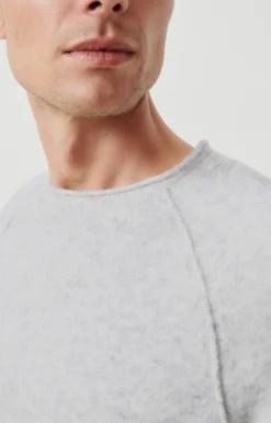 Herren American Vintage |Herrenpullover Damsville Grau Meliert