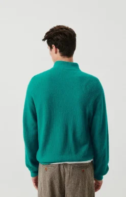 Herren American Vintage |Herrenpullover Damsville Chlorophyll Meliert