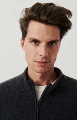 Herren American Vintage |Herrenpullover Damsville Platzregen Meliert