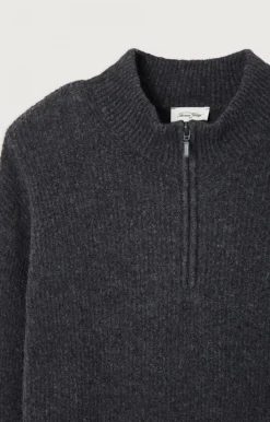 Herren American Vintage |Herrenpullover Damsville Platzregen Meliert