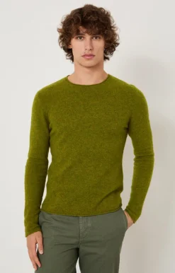 Herren American Vintage |Herrenpullover Ducksbay Sumpf Meliert
