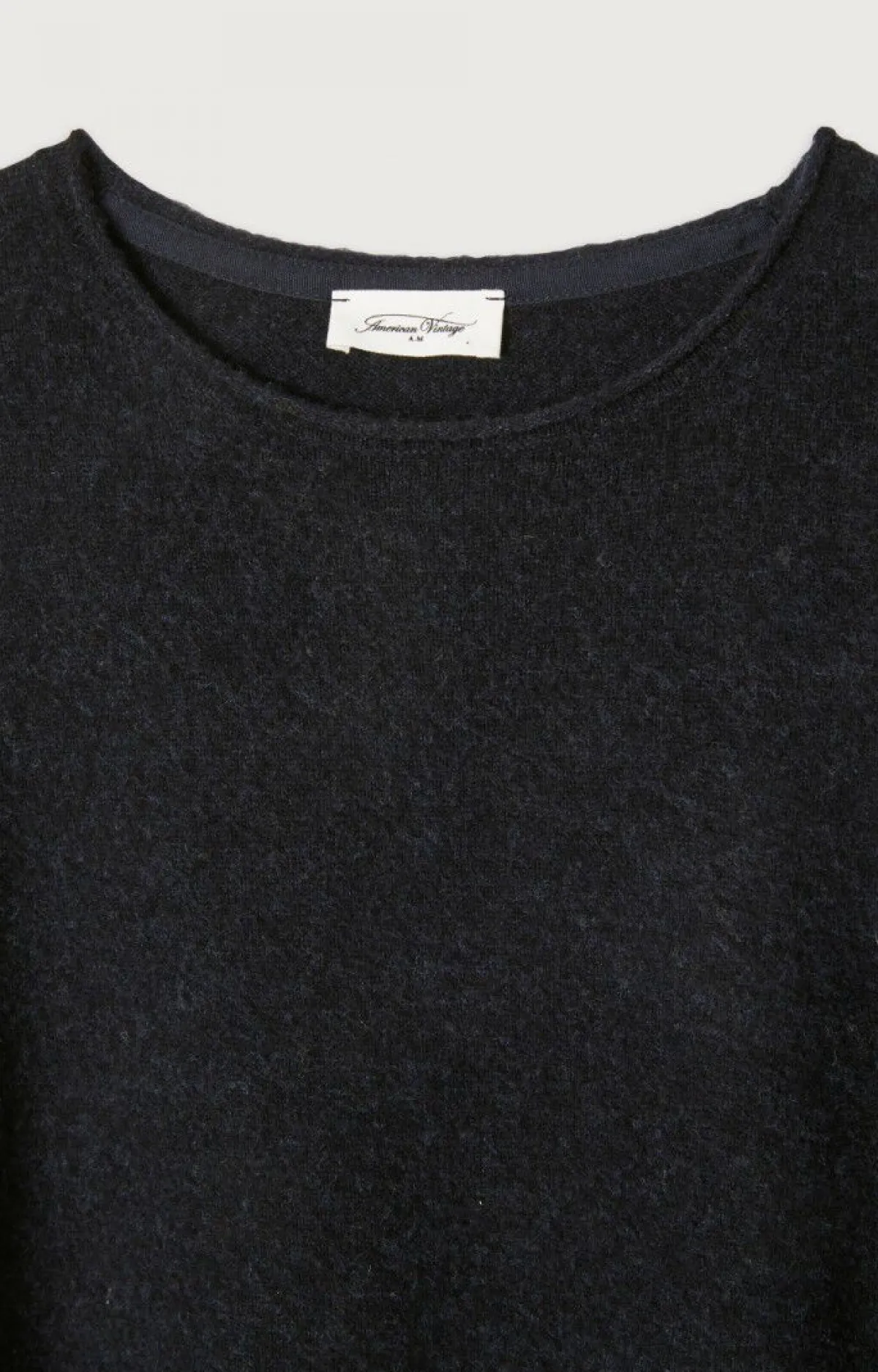 Herren American Vintage |Herrenpullover Ducksbay Navy Meliert Schwarz