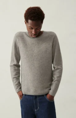 Herren American Vintage |Herrenpullover Ducksbay Grau Meliert